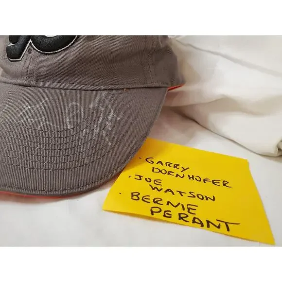 Autographed Flyers Baseball Cap/Hat - Three Autographs